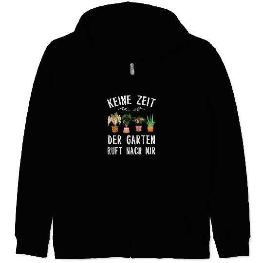Gardener Clothing Allotment Garden Plants Flowers Botany Zip Hoodies