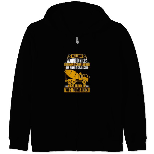 Concrete mixer construction building construction worker 7 Zip Hoodies
