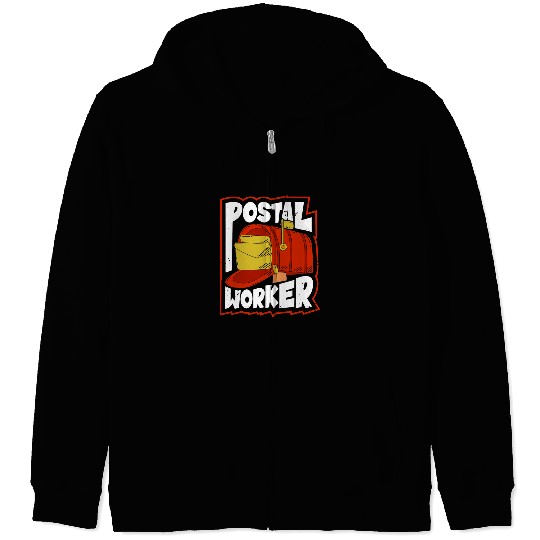 Postal Worker Delivery Service Post Office 3 Zip Hoodies