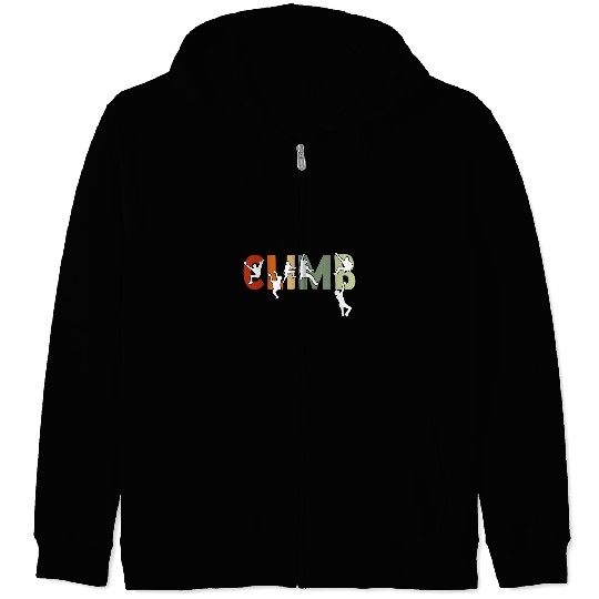 Climbing Climber vintages Climbing Bouldering Rock Climber Climbing 2 Climb Zip Hoodies