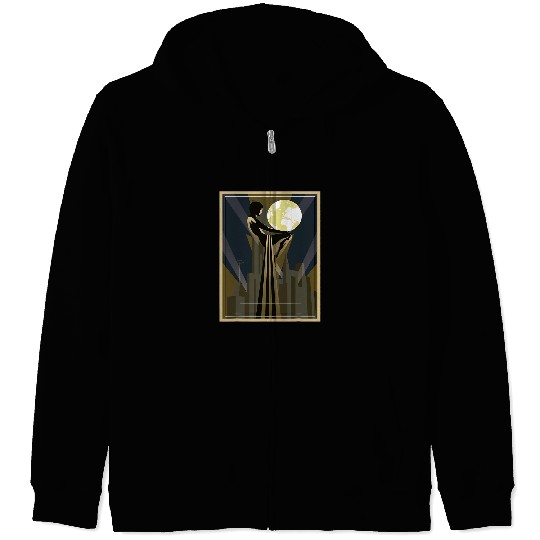 Art deco Clothing Women Men 1920s 1930s Retro Elegant Zip Hoodies