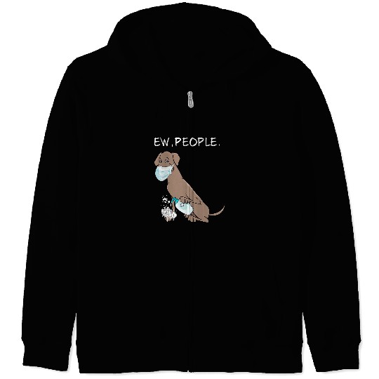 Dog Great Dane Funny Great Dane Ew People Dog Lover Gift Zip Hoodies
