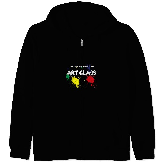 Back to School Art Class Zip Hoodies