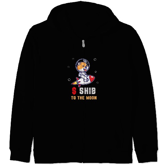 Dog Shiba Inu Coin The Millionaire Loading Funny Distressed 30 Zip Hoodies