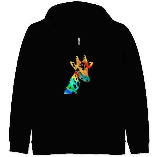 Giraffe funny gift Zip Hoodies