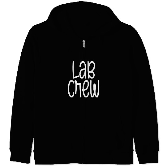 Lab Crew Phlebotomist Phlebotomy Laboratory Technician Zip Hoodies