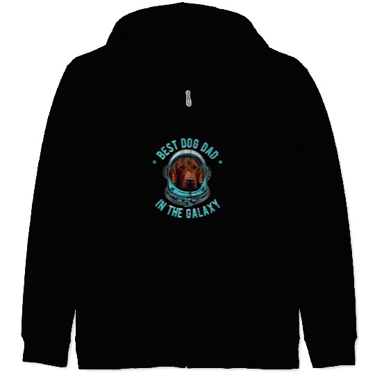 Dog Vizsla The bests Vizsla dog Dad in the galaxy Vizsla 64 9 Zip Hoodies