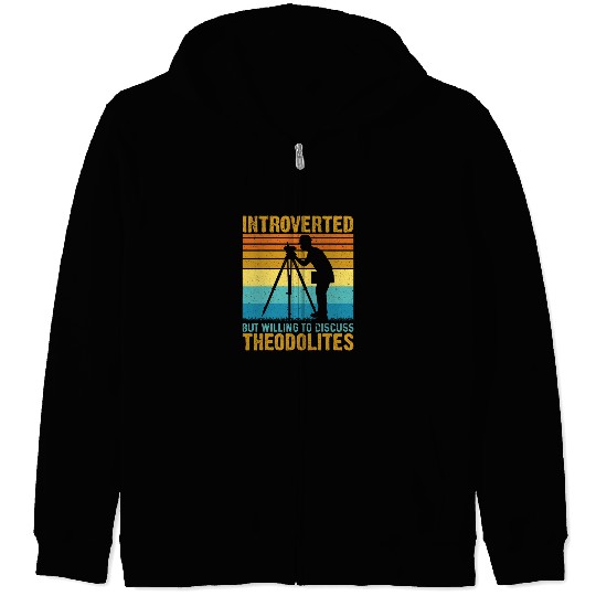 Land Surveying Land Surveyor Funny Gift Zip Hoodies