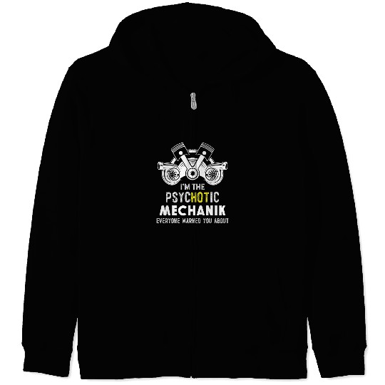 Mechanic Car Guy Mechanics DIY Handyman Garage Repair Shop 4 Zip Hoodies