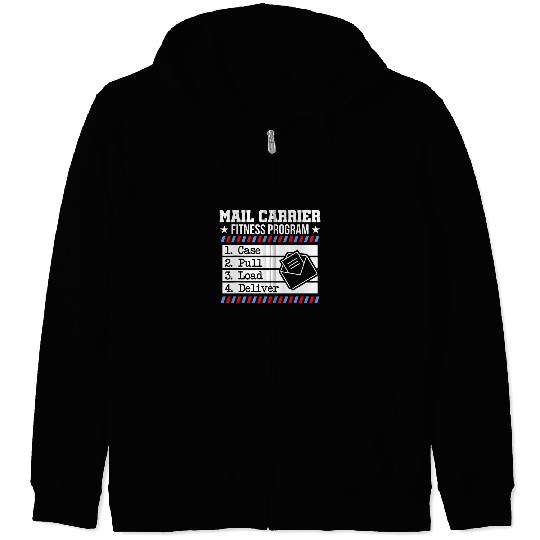 MAIL CARRIER FITNESS PROGRAM Gifts Zip Hoodies