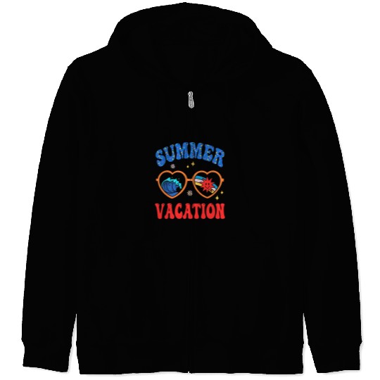 Summer Vacation Loading Last Day Of School Teacher Zip Hoodies