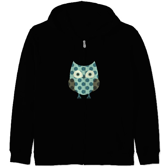 Dot Day Dotted Owl Colorful Make Mark Men Women Kids Teacher Zip Hoodies