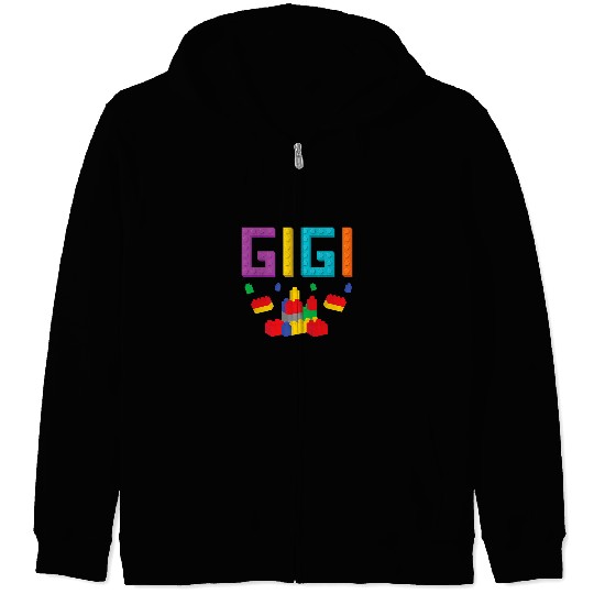 Gigi Master Builder Building Blocks Bricks Matching Family Zip Hoodies