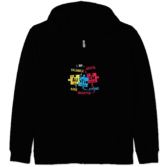 Autism Awareness s Men Boys Periodic Table Elements Neurodiverse Zip Hoodies