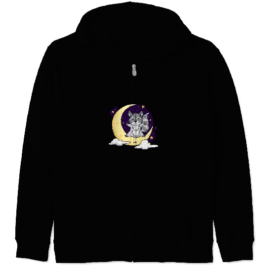 Raccoons Space Raccoon In The Moon Cute Raccoon Raccoon Moon 166 Zip Hoodies