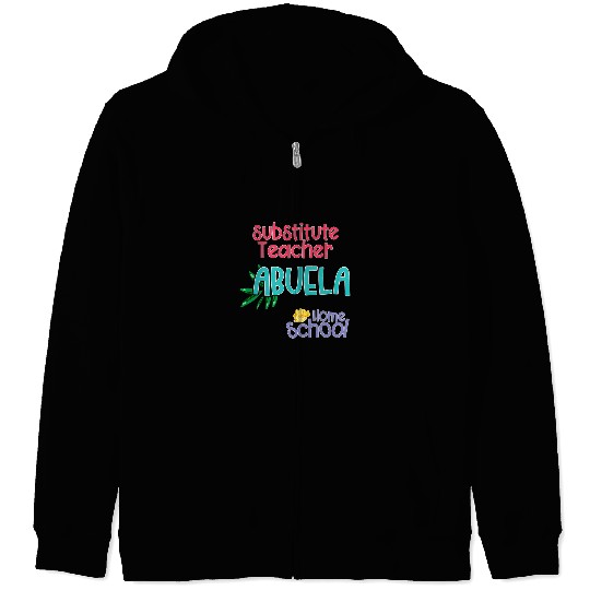 Homeschooling Substitute Teacher Spanish Homeschool Mom Gift Zip Hoodies