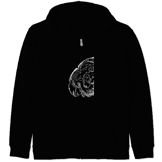 Funny Dog Shih Tzu Zip Hoodies