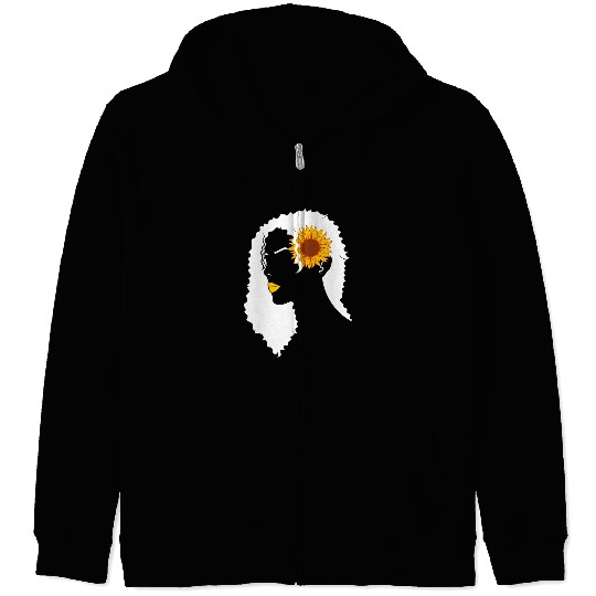 Afro Natural Black Hair Kind Wash Day 3C4C Afro Pride 1 Zip Hoodies