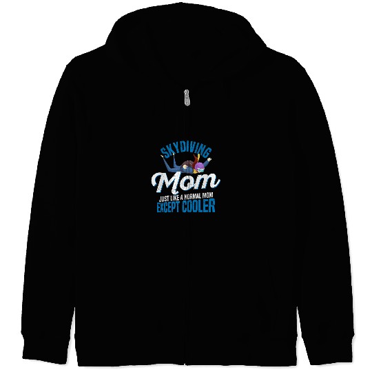 Skydiving Gift Womens Skydiving Mom Skydiver Mothers Day Matching Couple Skydive Zip Hoodies