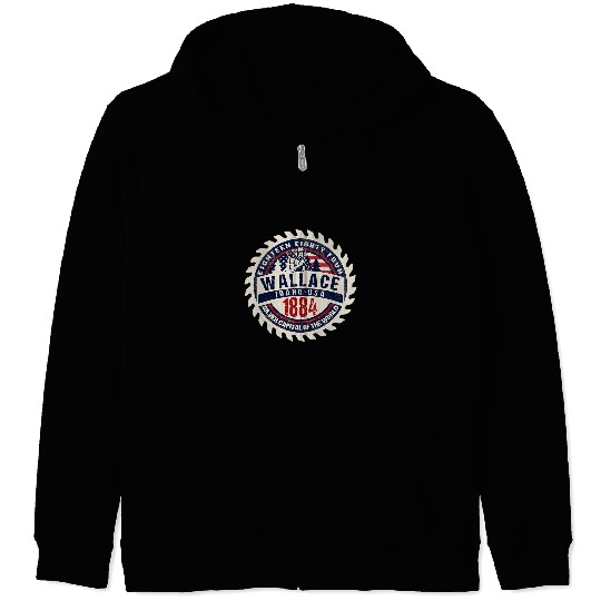 Historic Wallace Idaho Silver Valley Mining Town Novelty Zip Hoodies
