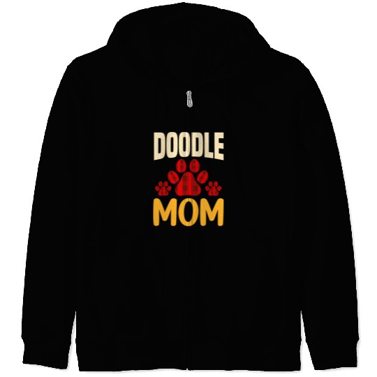 Goldendoodle Mom Doodle Mom Cute Dog Gifts 3 Doodle Dog Zip Hoodies