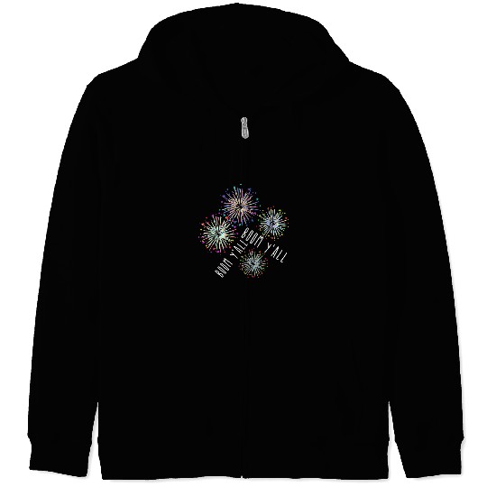 Fireworks Art New Years Eve Pyrotechnician Firecrackers Zip Hoodies