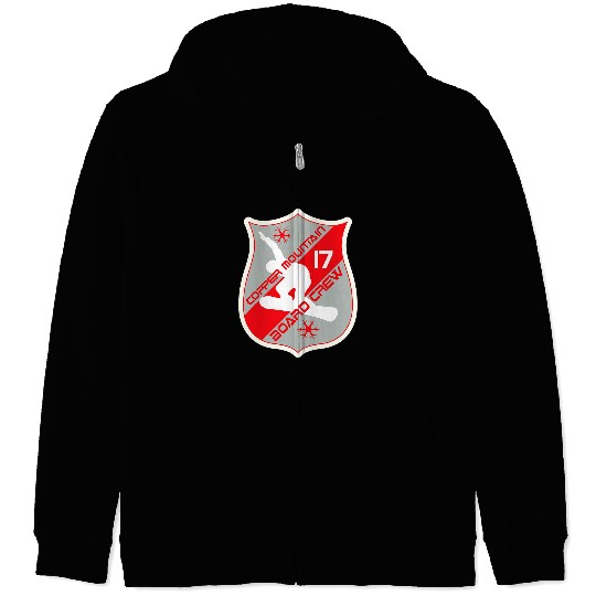 Skiing Ski Copper Mountain Colorado Snowboarding Zip Hoodies