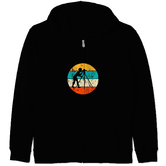 Land Surveyor Technician vintages Retro 1 Zip Hoodies