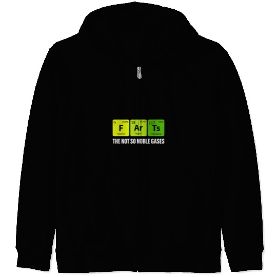 Farts Periodic Pun Table Of Elements Funny Chemistry Student Zip Hoodies