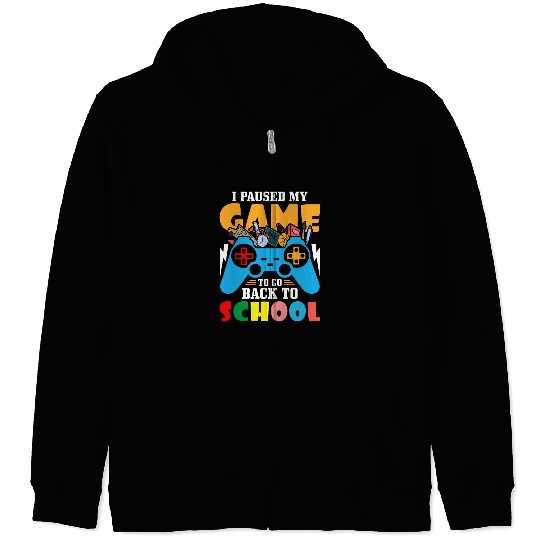 Game Over Back To School First Day of School Teacher Student Zip Hoodies