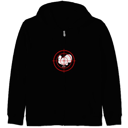 Turkey Hunting Thanksgiving Turkey Hunter Zip Hoodies