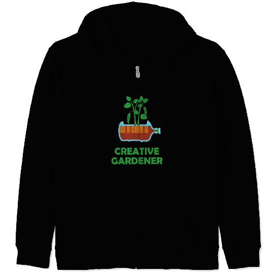 Funny Creative Recycle Garden Gardener Gift Zip Hoodies