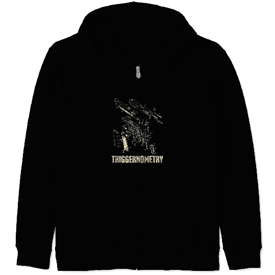 Triggernometry 2A 2nd Second Amendment Patriot guns Gift Zip Hoodies