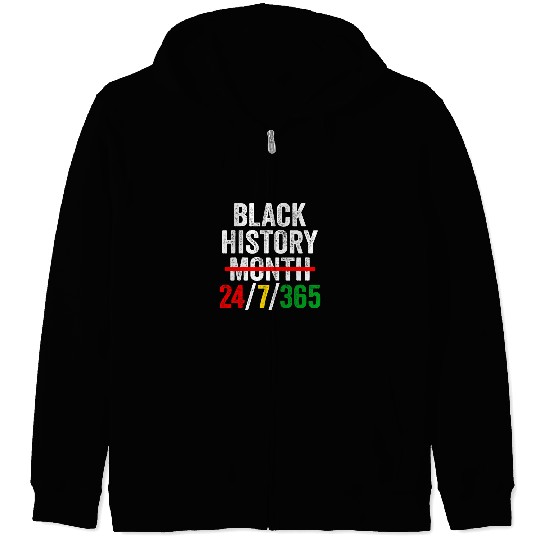 Black History Month Apparel African Pride Afrocentric Zip Hoodies