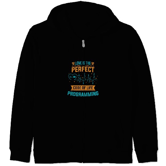 Program Developer Software Engineer Programmer Nerd Computer Zip Hoodies