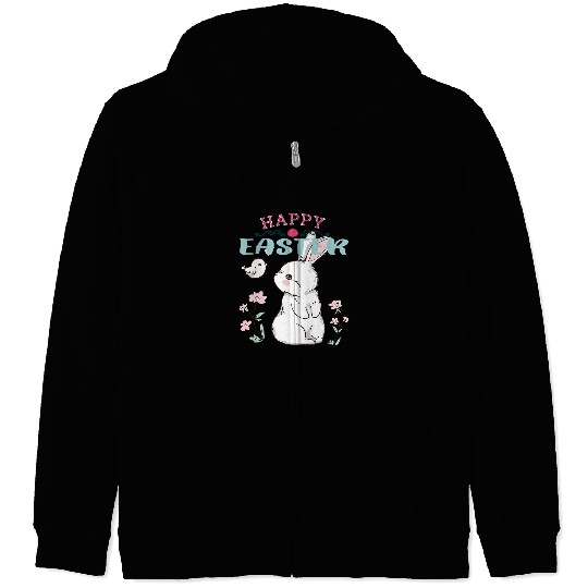 Rabbits Sugar sweet bunny rabbit 2 Zip Hoodies