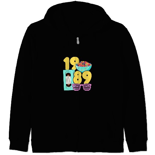 Grad Class 1989 Cinema Student 80s Movie Film School Reunion 1 Zip Hoodies