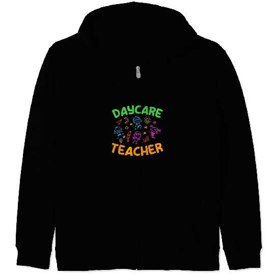 Daycare Teacher School I Speak Toddler Zip Hoodies