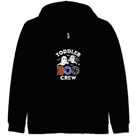 Toddler Boo Crew Daycare Teacher Funny School Witch Zip Hoodies