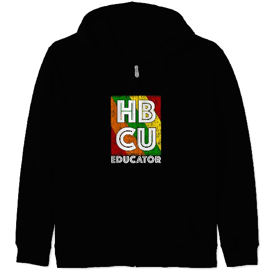 HBCU Educator Professor Afrocentric Zip Hoodies