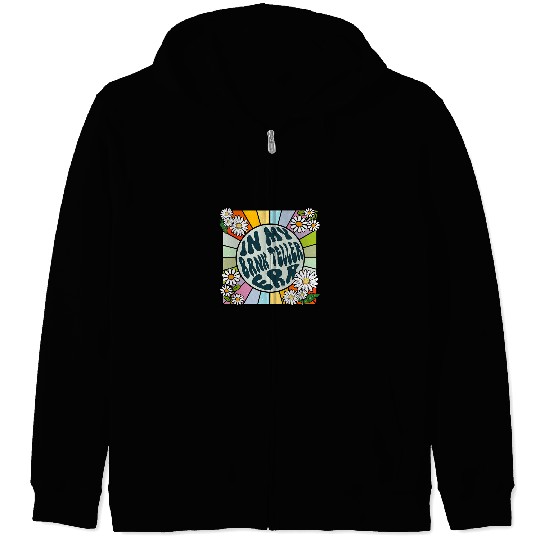 Daisy Groovy In My Bank Teller Era Zip Hoodies