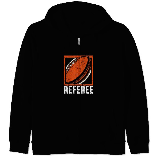 Referee Draft Day Fantasy Football 1 Zip Hoodies