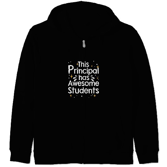 Funny School Principal Art For Men Women Head Teacher Lover 2 Zip Hoodies