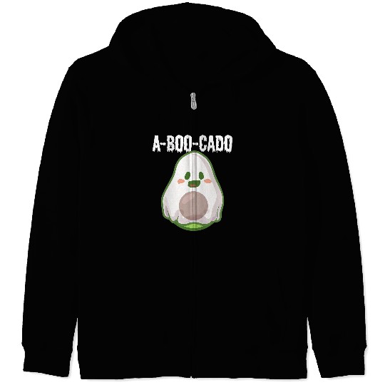 ABooCado Avocado Halloween Costume Vegetarian Halloween Zip Hoodies
