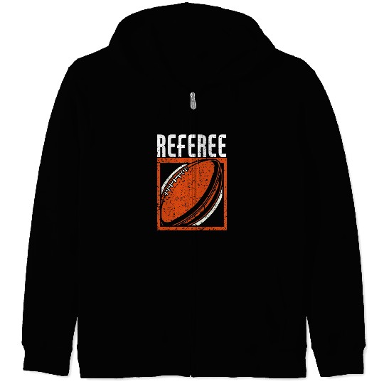 Referee Draft Day Fantasy Football 2 Zip Hoodies