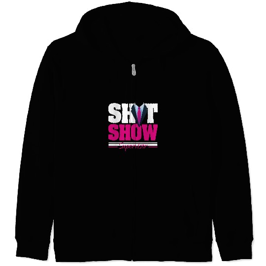 Funny Boss Manager Coordinator Shitshow Supervisor Zip Hoodies