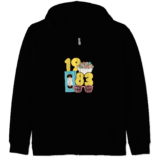 Grad Class 1983 Cinema Student 80s Movie Film School Reunion 1 Zip Hoodies