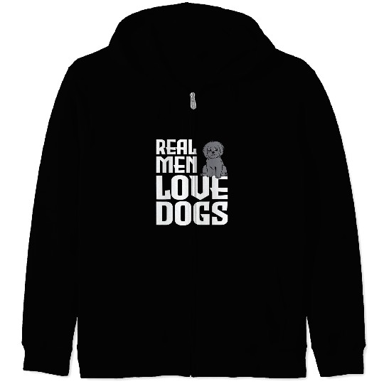 GSD Real men love dogs german shepherd pet lover for men 459 German Shepherd Dog Dog Zip Hoodies