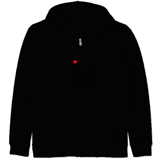 Dog Vizsla Magyar Vizsla Love Dog Mom Women Girls Zip Hoodies