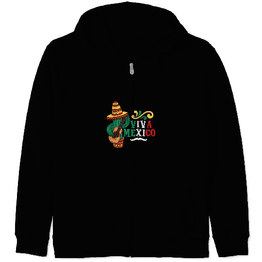 Funny Ukulele Fiesta Sombrero Maracas Ukulele Tequila Mexico Cinco De Mayo Zip Hoodies